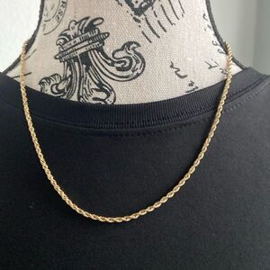 18” New Stamped 10k Gold Rope Necklace
